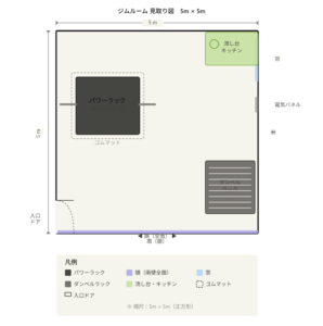 長堀松屋町店見取り図